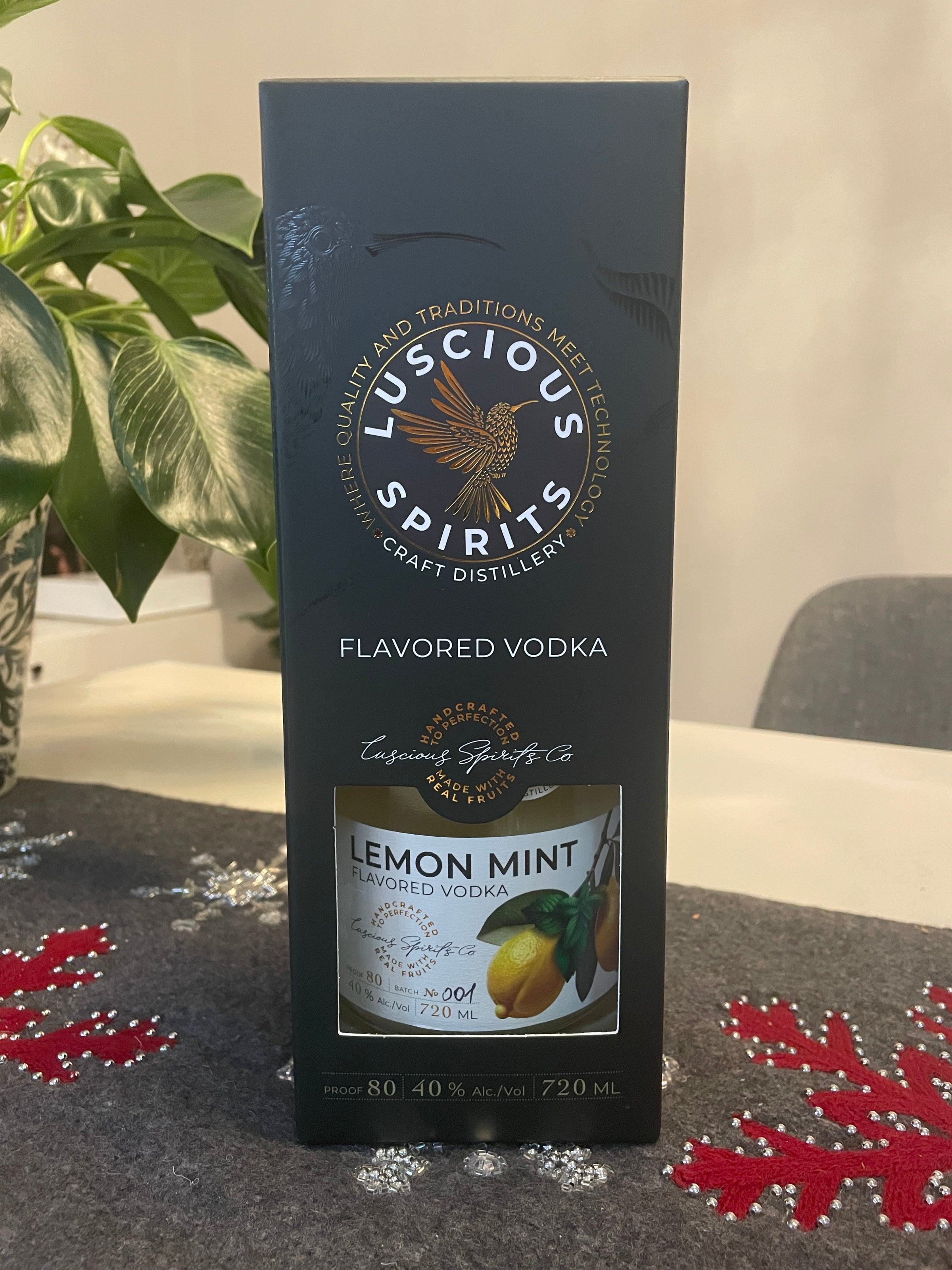 Lemon Mint Vodka | Luscious Spirits Craft Distillery