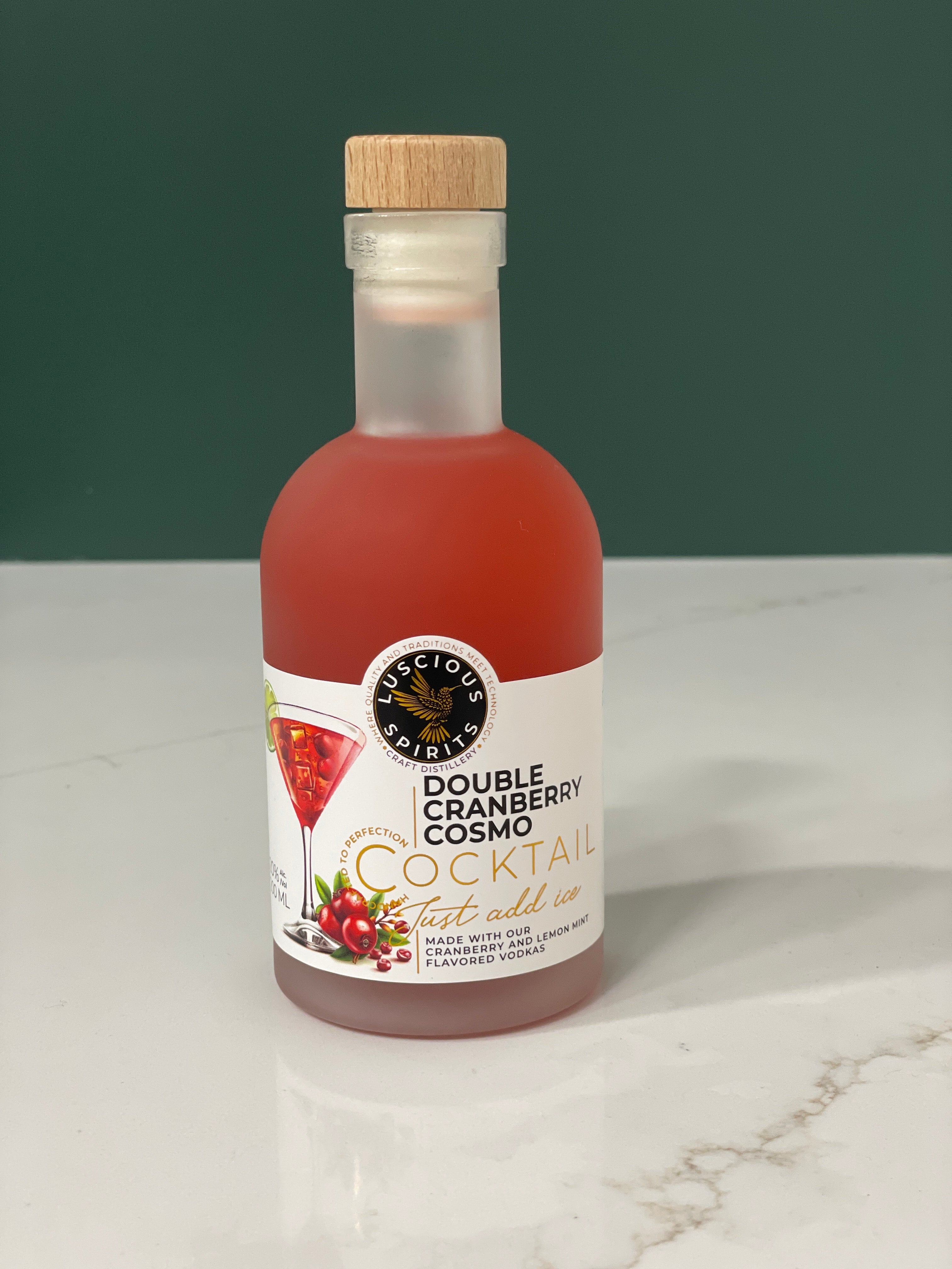 Double Cranberry Cosmo | Luscious Spirits Craft Distillery