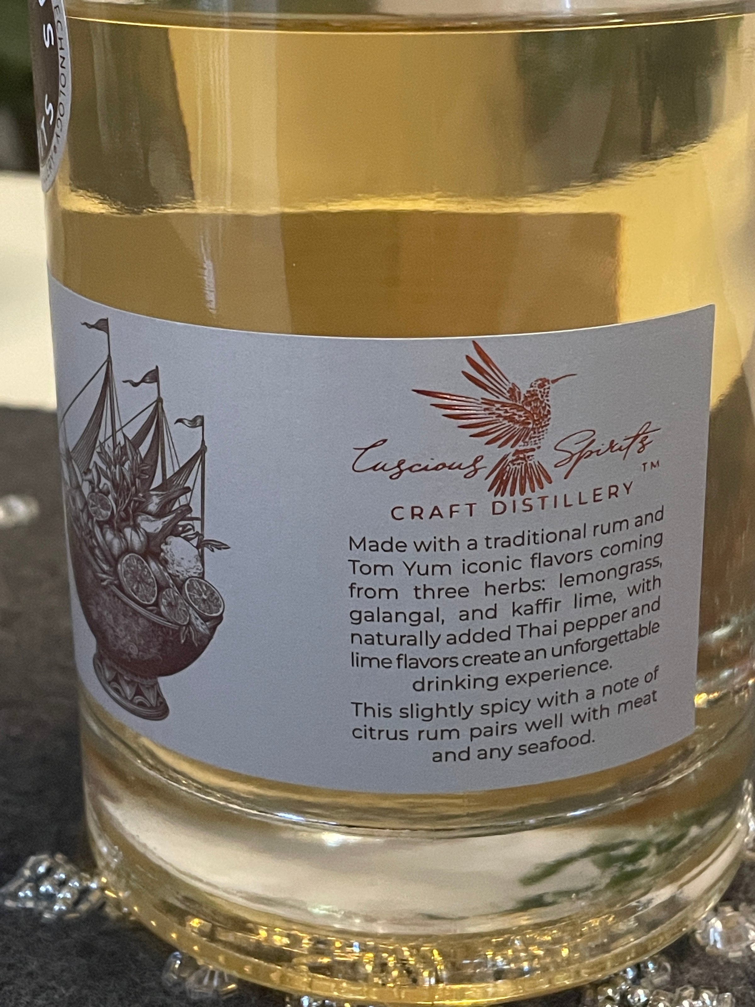 Tom Yum Spiced Rum | Luscious Spirits Craft Distillery
