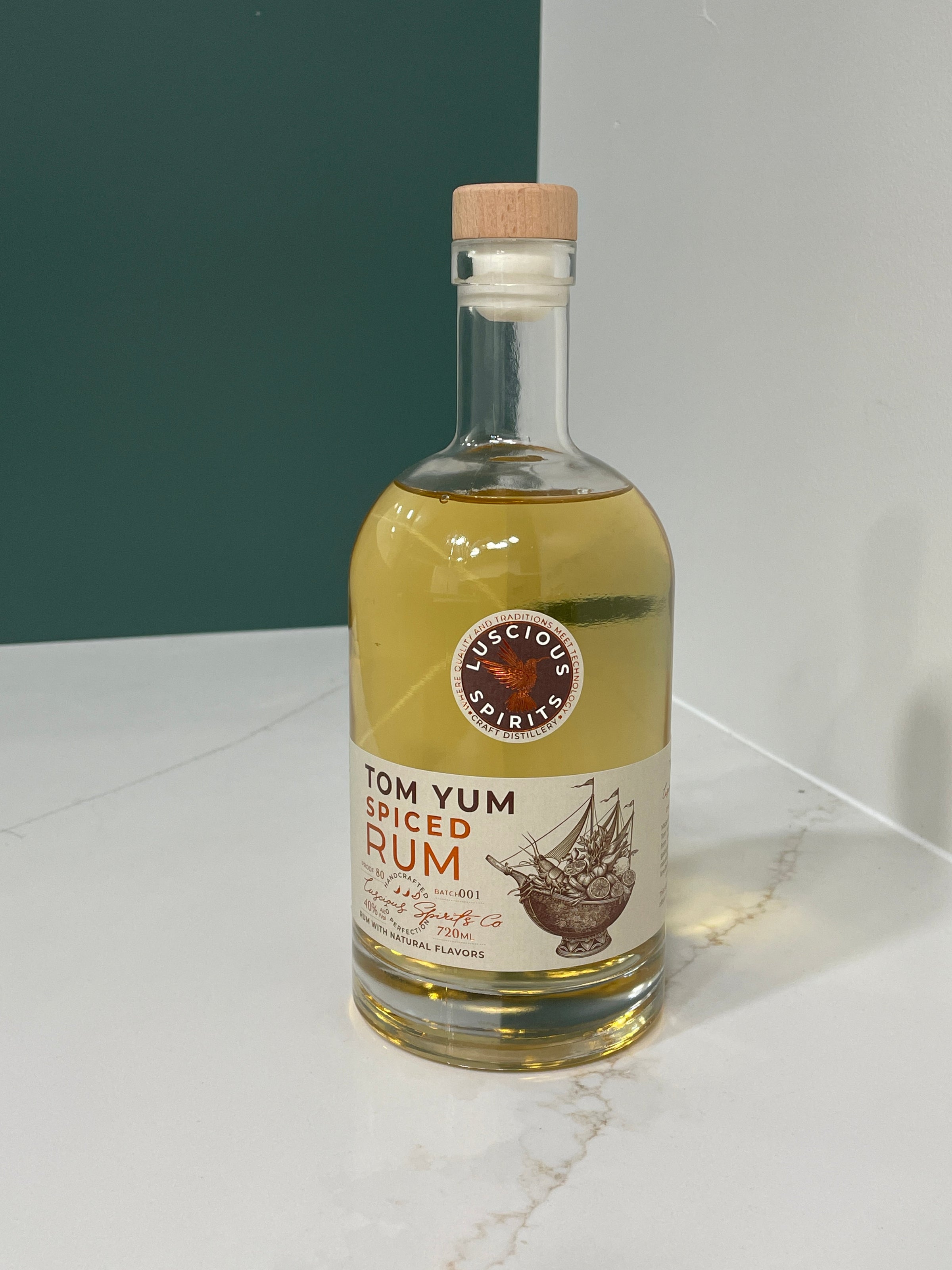 Tom Yum Spiced Rum | Luscious Spirits Craft Distillery