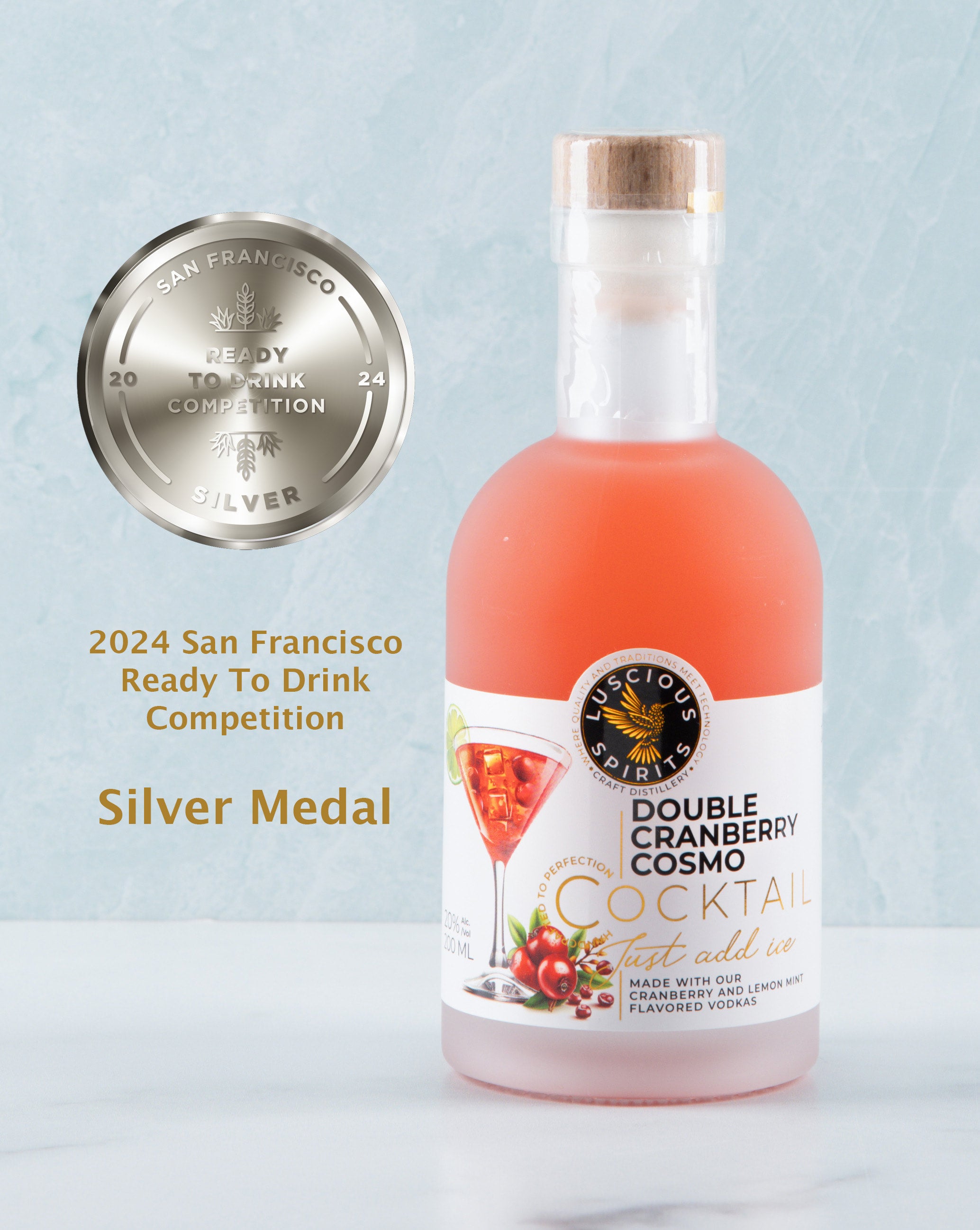 ウイスキー cosmobbs00 Double Cranberry Cosmo | Luscious Spirits Craft Distillery