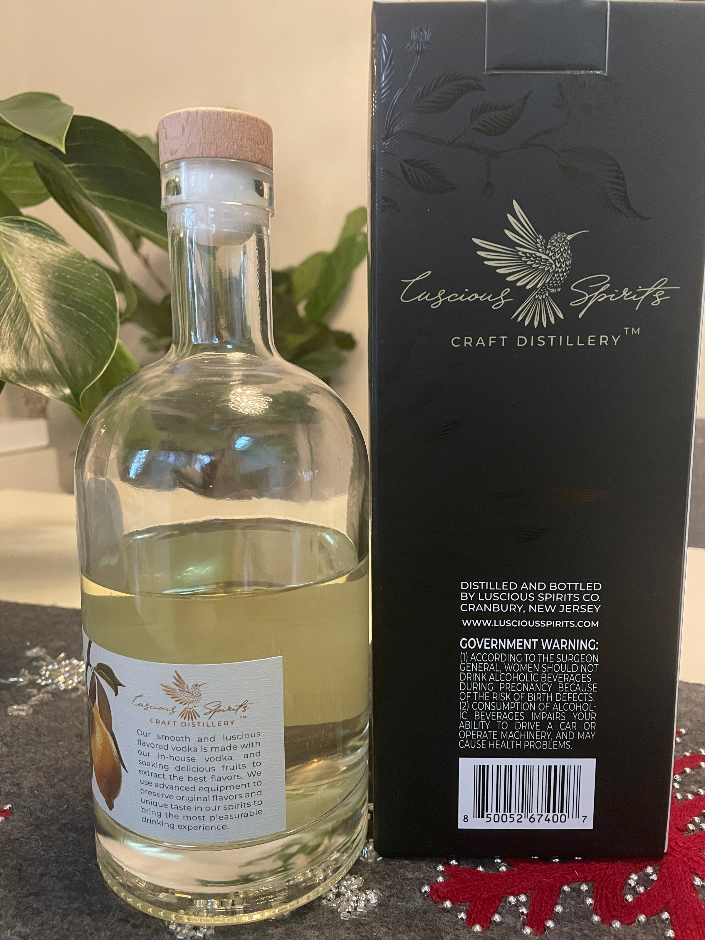 Lemon Mint Vodka | Luscious Spirits Craft Distillery